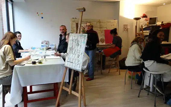 L'Atelier de la Salamandre, cours de dessin