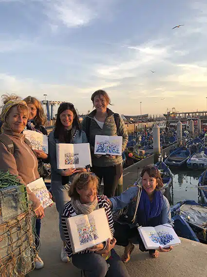 Stage carnet de voyage au Maroc, essaouira et taroudant