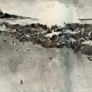 Cours de dessin en visio à distance, le crayon graphite aquarellable