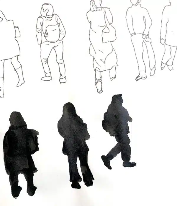 Cours de dessin à distance, le personnage
