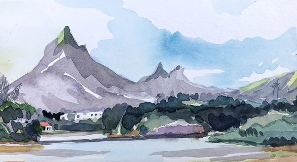 Stage Carnet de voyage au Cap Vert, aquarelle et dessin sur le vif