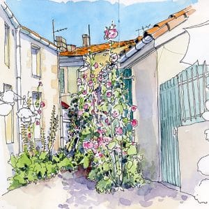 Stage Carnet de voyage à Fouras / Ile d'Aix, dessin et aquarelle
