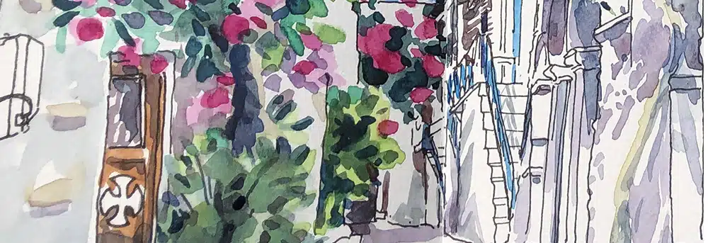 Cours et formations dessin, peinture, patines, carnets de voyage