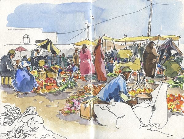 Stage Carnet de voyage au Maroc, Essaouira
