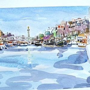 Stage croquis urbain à Paris, dessin et aquarelle sur le vif