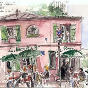 Stage croquis urbain in situ à Paris
